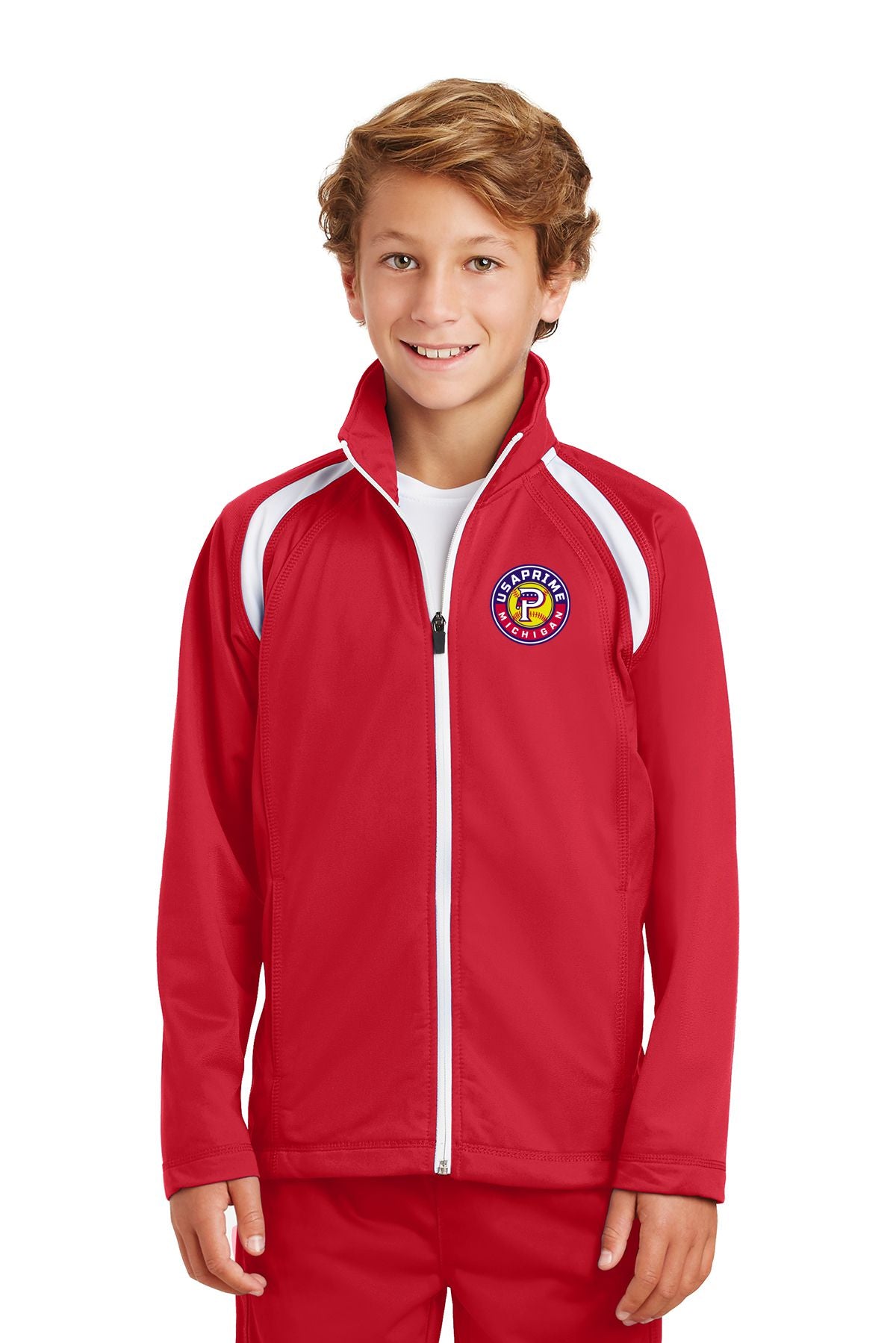 USA Prime Softball Youth Tricot Track Jacket