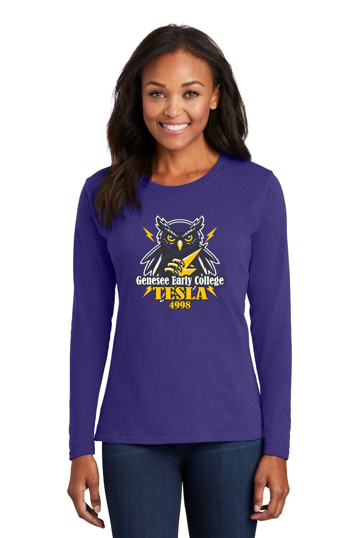 Tesla 4998 Basic Ladies Long Sleeve Shirt