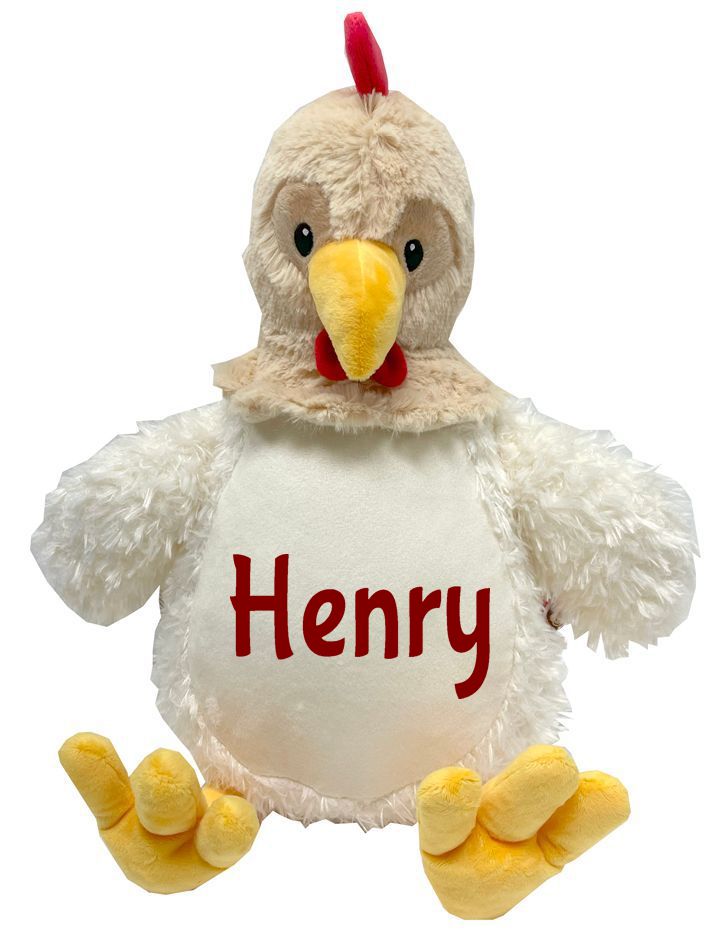 Custom Embroidered Cubbie Chicken