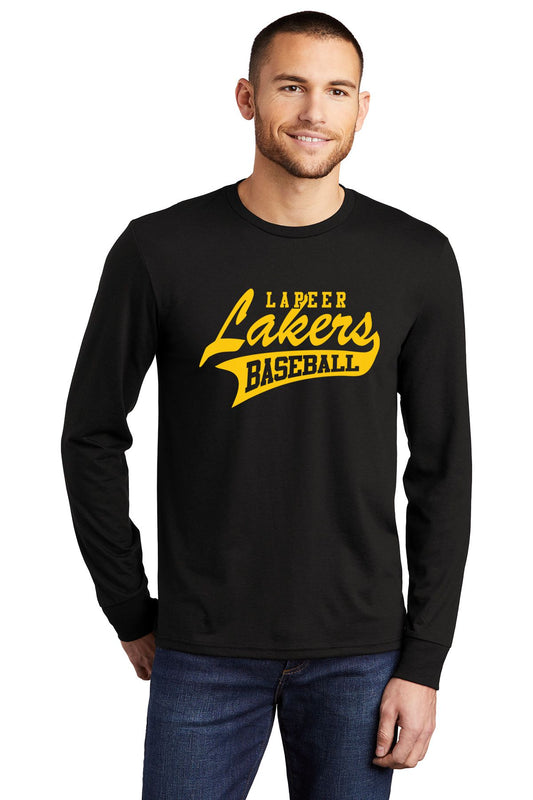 Lapeer Lakers Baseball Soft Feel Long Sleeve Tee