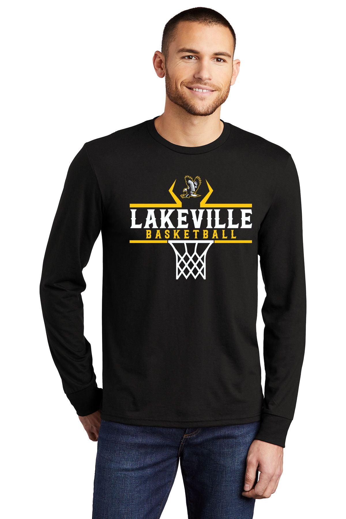 Lakeville Basketball Soft Feel Long Sleeve Tee