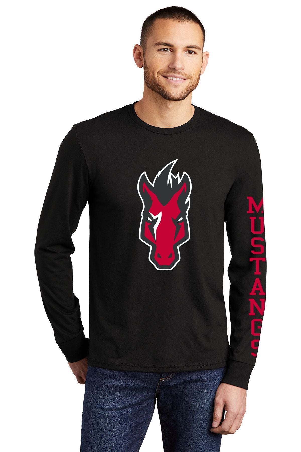 Mustangs Soft Feel Long Sleeve Tee