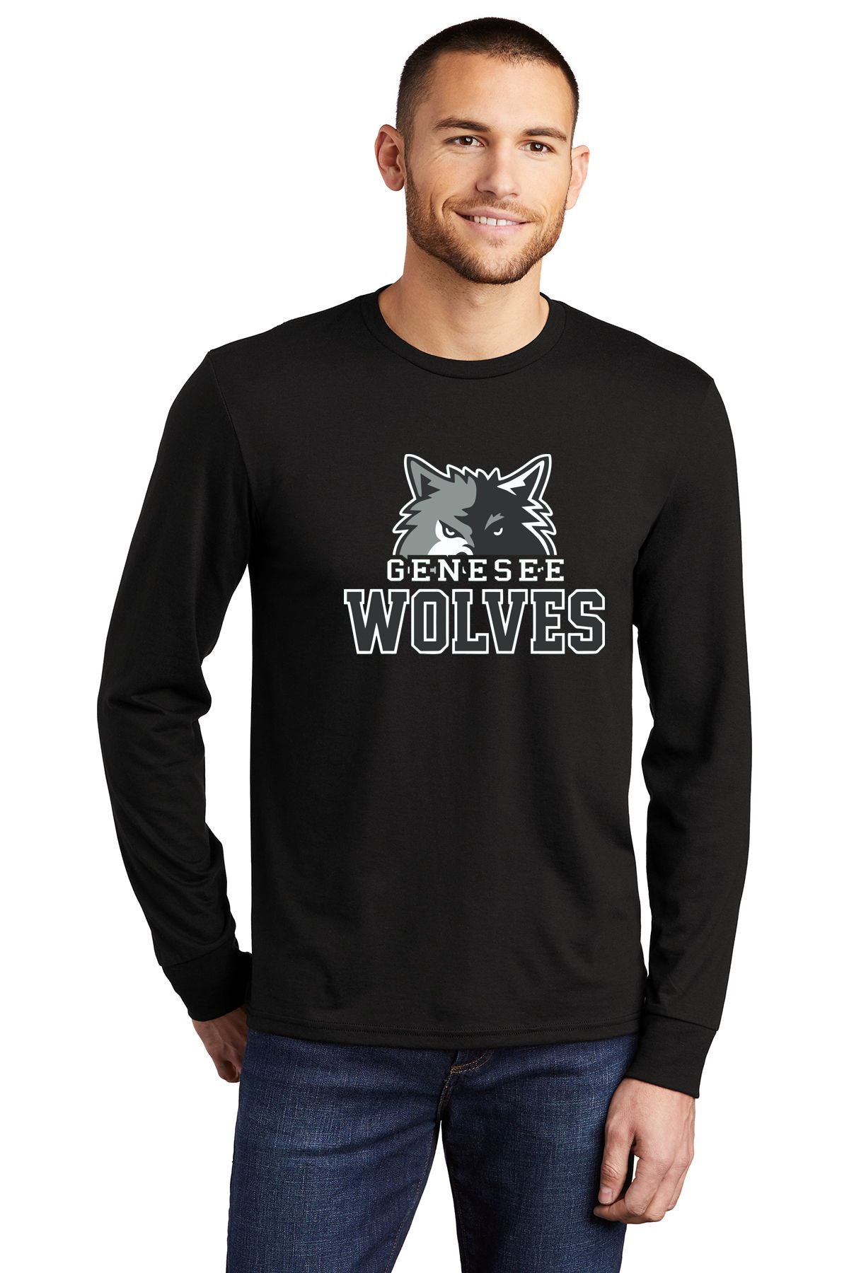 Genesee Wolves Soft Feel Long Sleeve Tee -GWPTO