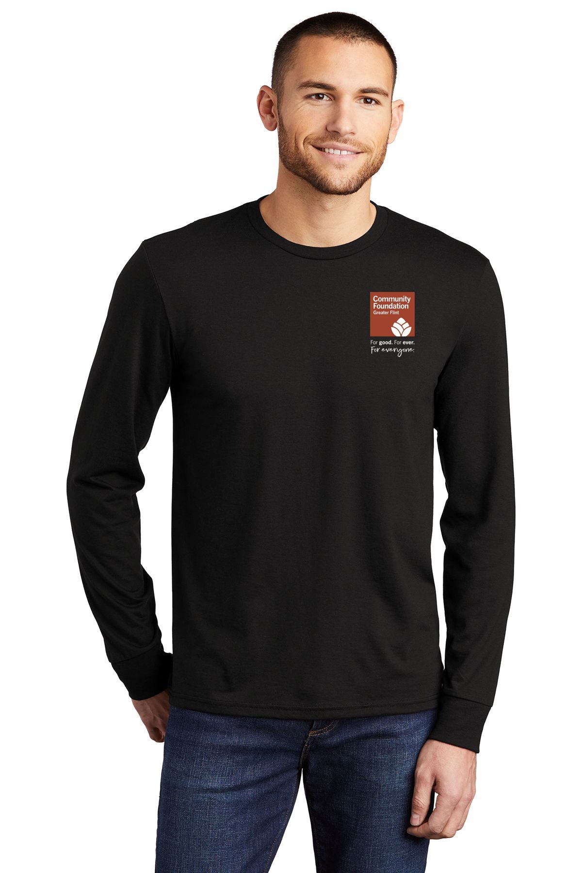 Community Foundation of Greater Flint Soft Feel Long Sleeve Tee (LC)