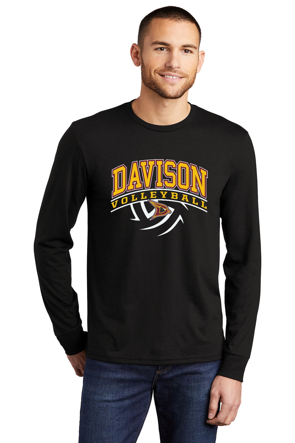 Davison Volleyball Soft Feel Long Sleeve Tee