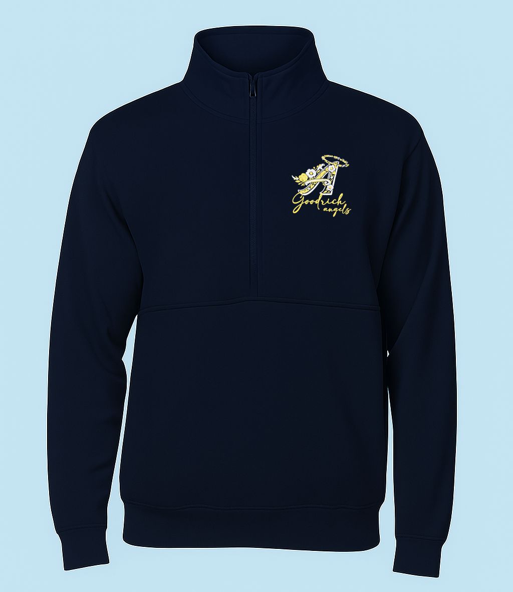 Goodrich Angels Floral Adult Tournament Half Zip