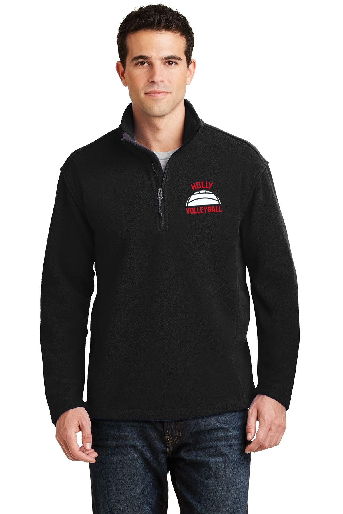 Holly Volleyball Fleece 1/4 Zip Jacket