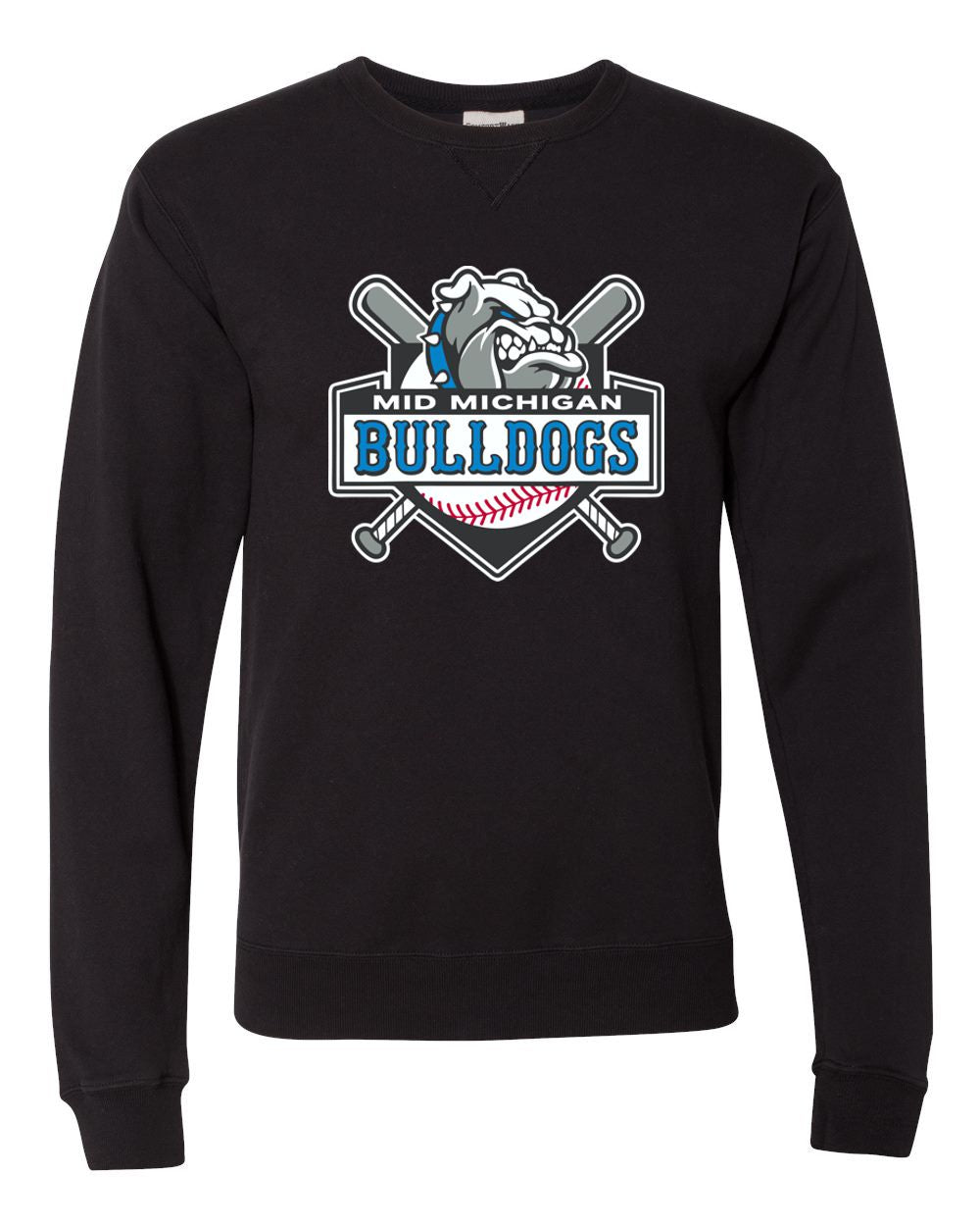 Mid Michigan Bulldogs Garment-Dyed Crewneck Sweatshirt