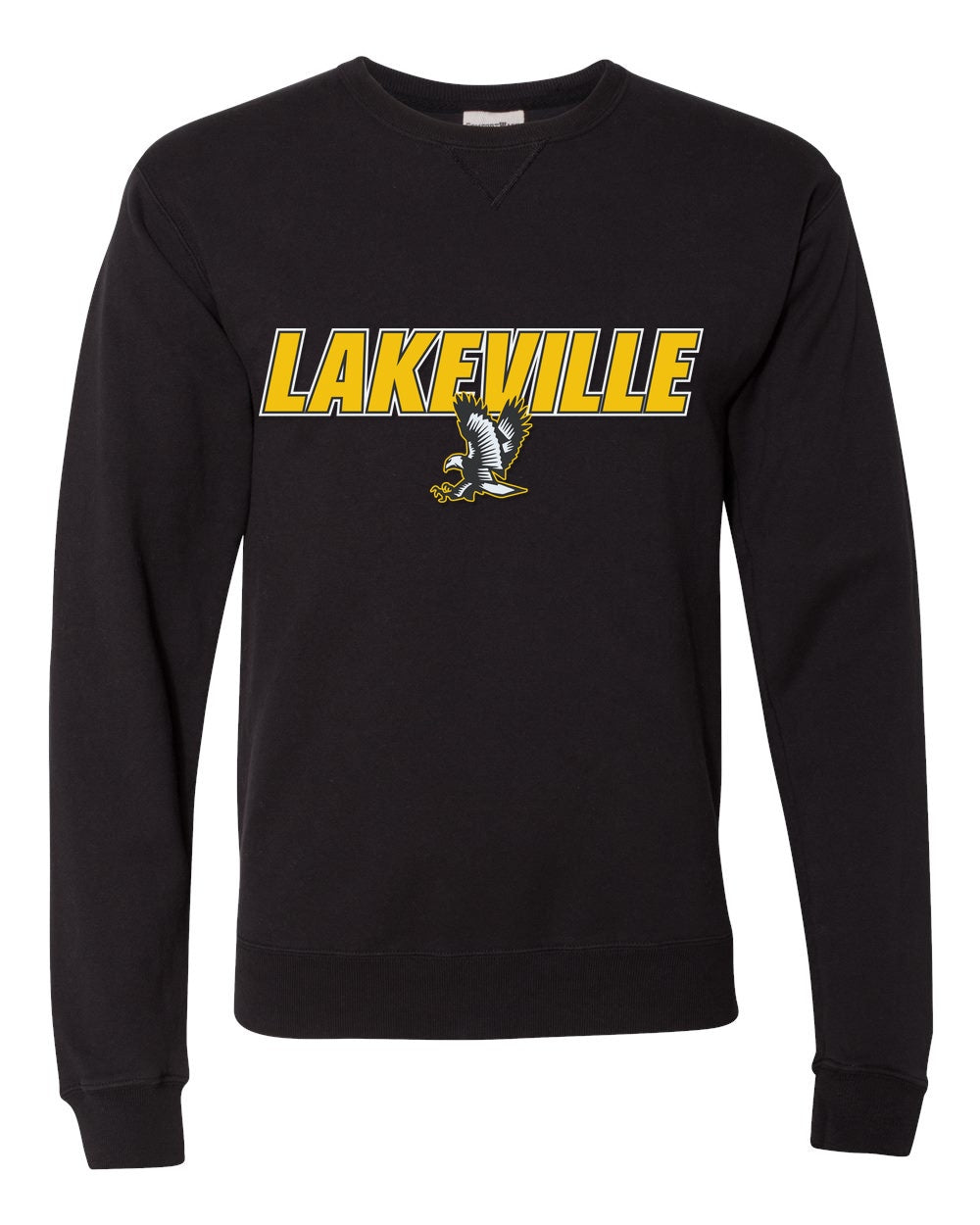Lakeville Italic Over Logo Garment-Dyed Crewneck Sweatshirt