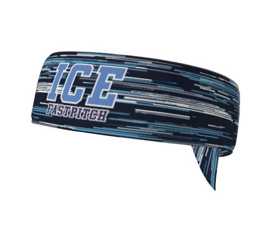ICE Fastpitch Sublimated Tie Headband