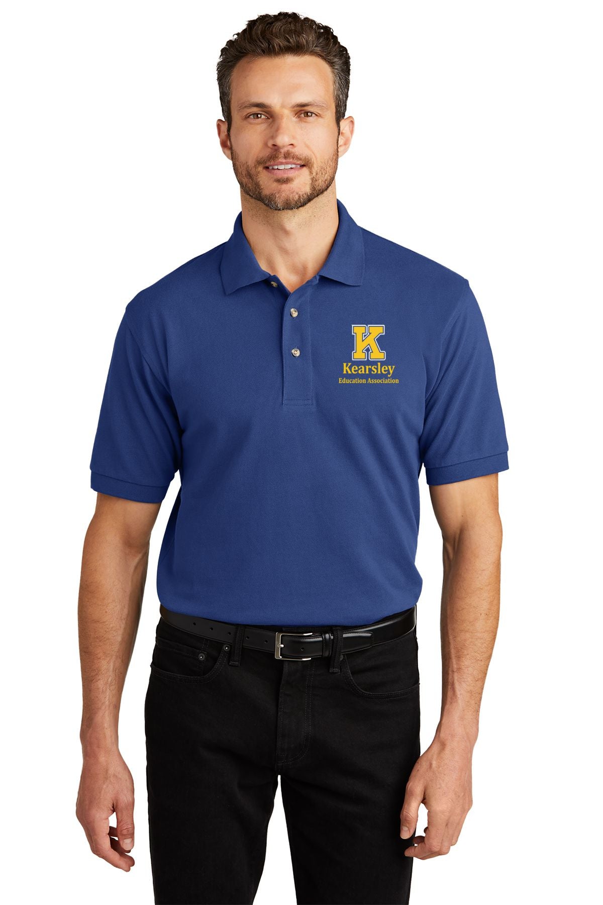 Kearsley Education Association Heavyweight Cotton Pique Polo