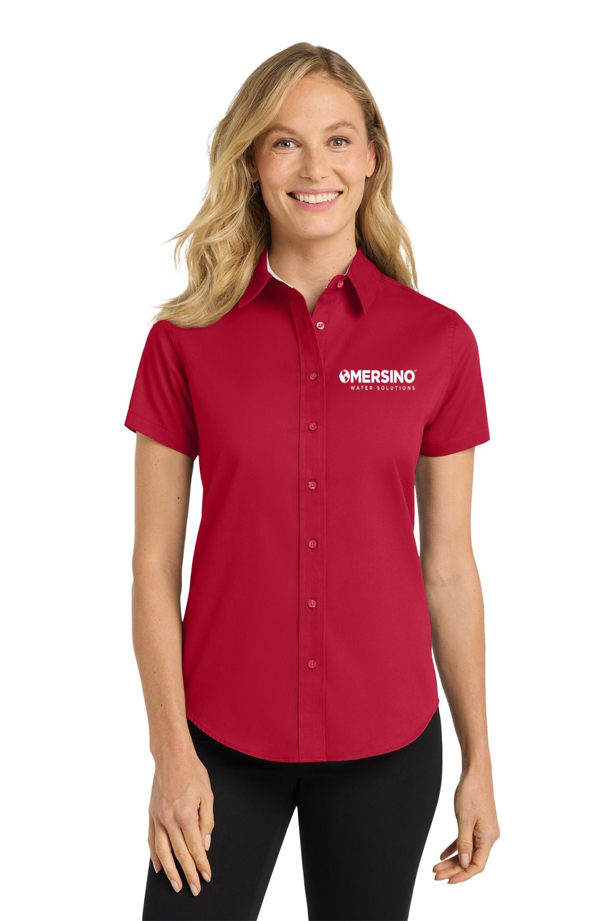 Mersino Ladies Short Sleeve Easy Care Shirt