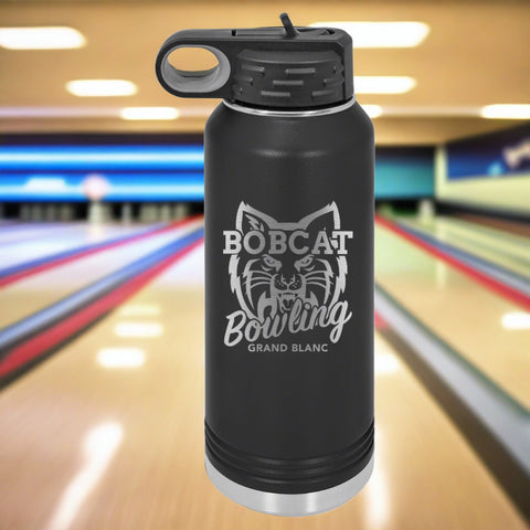 Grand Blanc Bowling Engraved 32oz Water Bottle