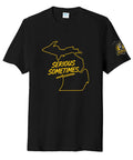 Mitten State Sports Corner Tri-Blend Short Sleeve