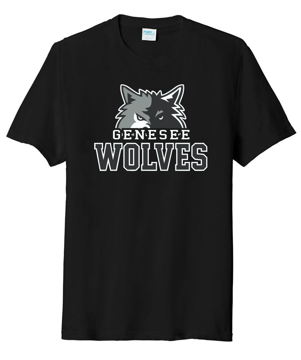Genesee Wolves Tri-Blend Short Sleeve -GWPTO
