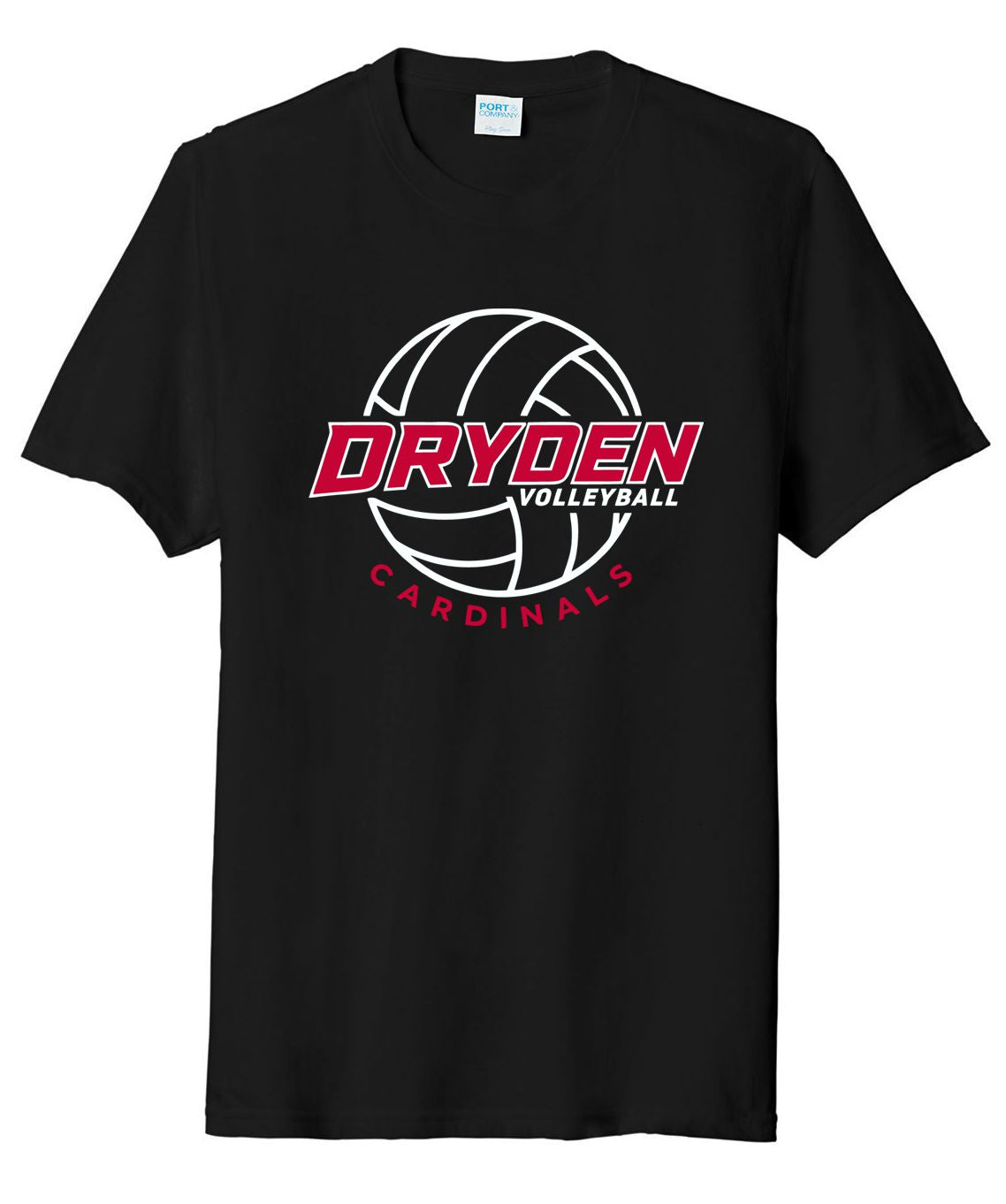 Dryden Volleyball Tri-Blend Short Sleeve