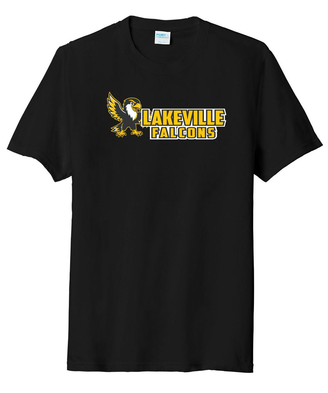 Lakeville Cartoon Falcons Tri-Blend Short Sleeve