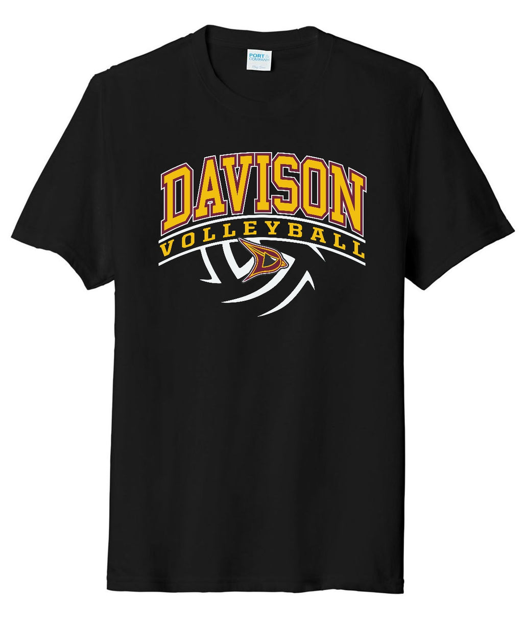 Davison Volleyball Tri-Blend Short Sleeve