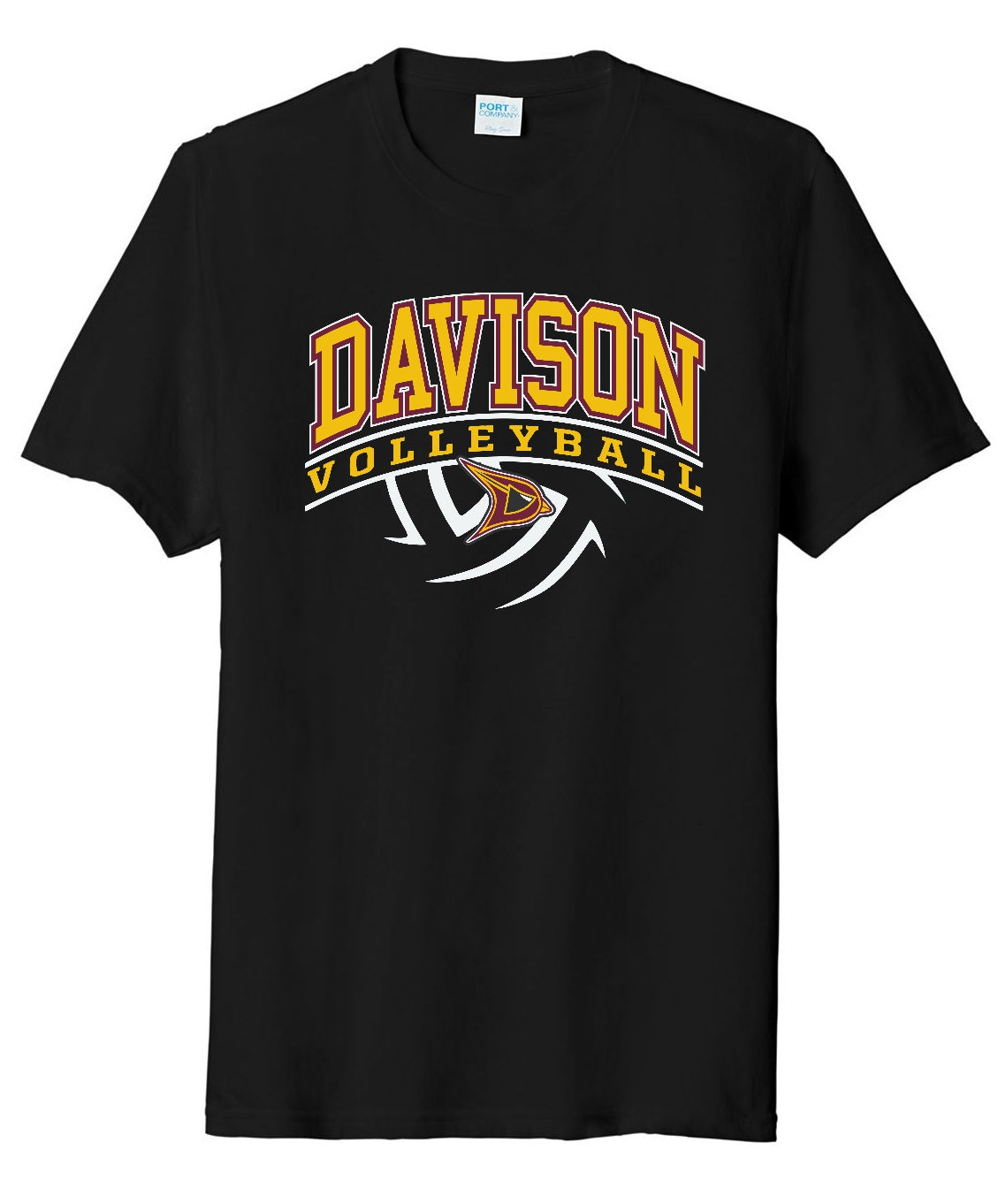Davison Volleyball Tri-Blend Short Sleeve