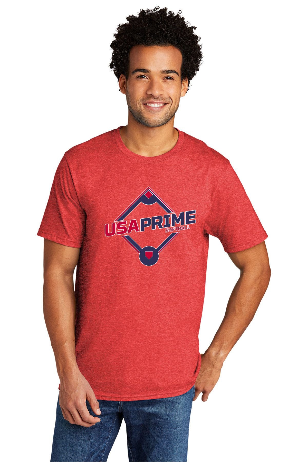 USA Prime Softball Tri-Blend Short Sleeve