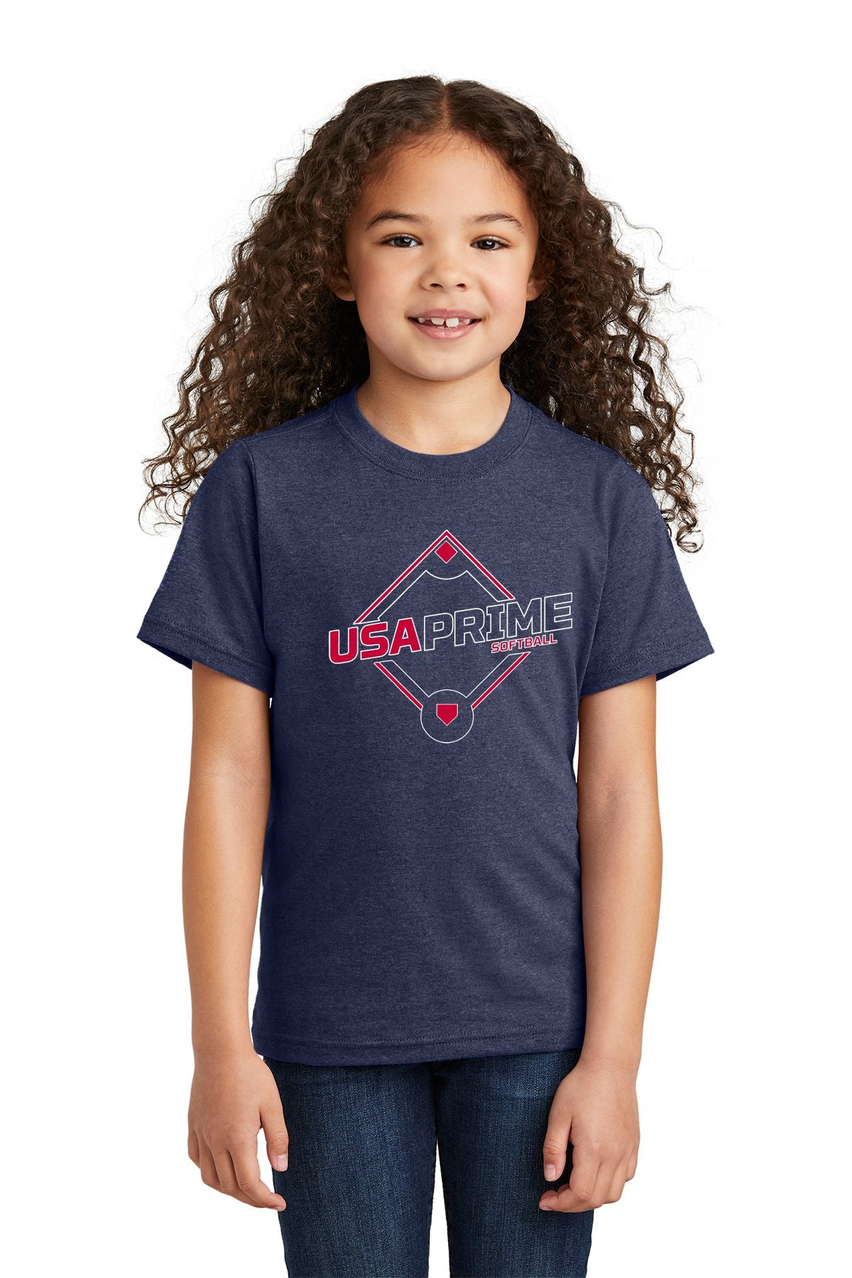 USA Prime Softball Tri-Blend Short Sleeve