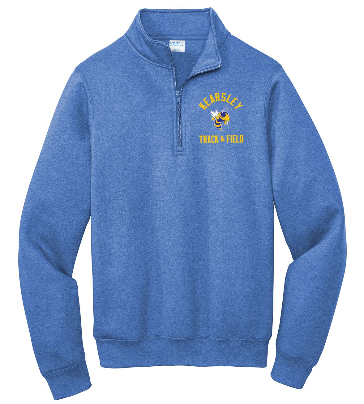 Kearsley Track & Field 1/4 Zip Cotton Pullover