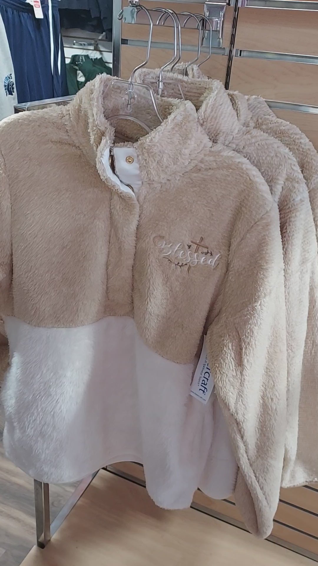 Blessed Ladies Fuzzy Fleece Pullover