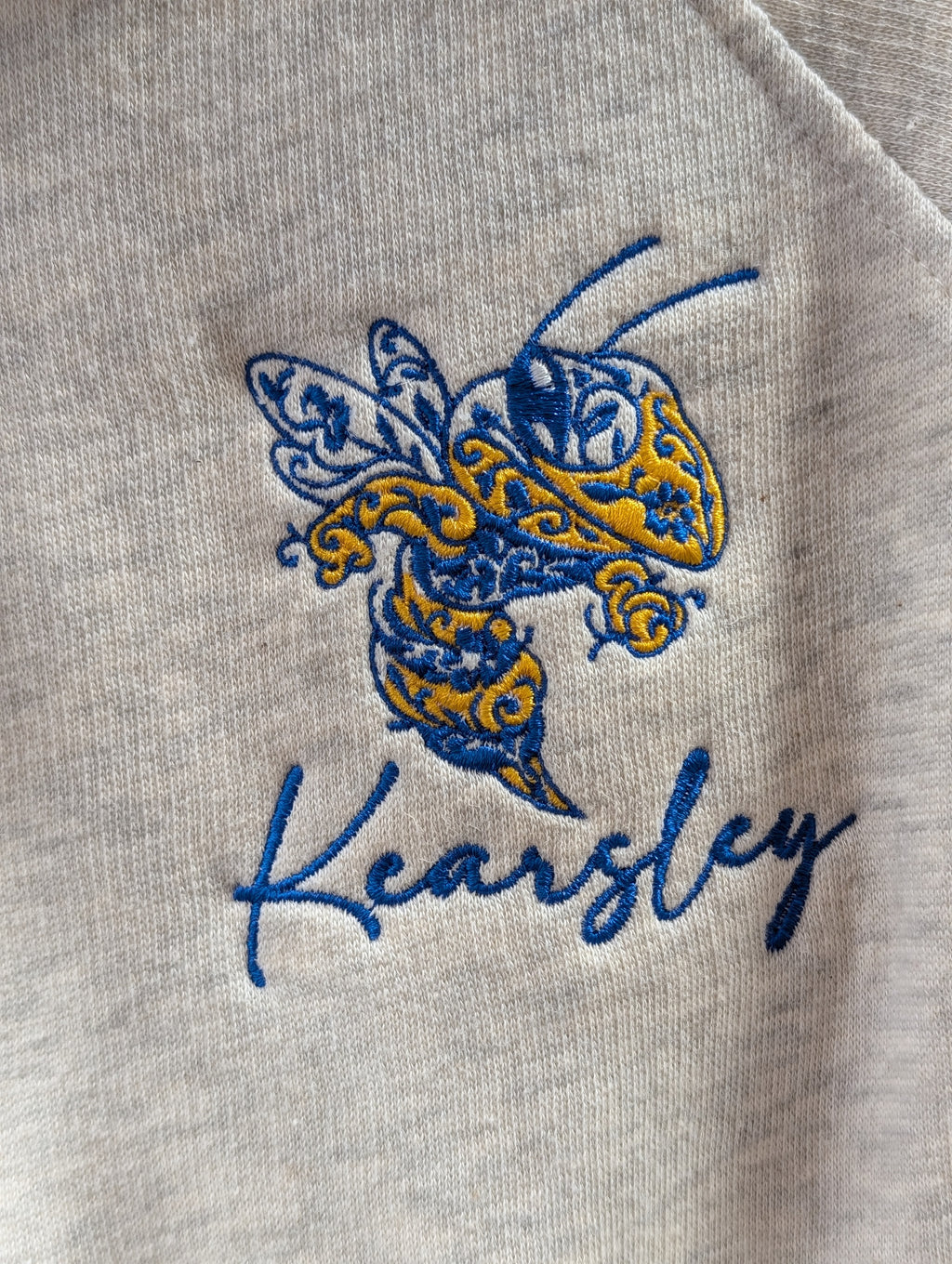 Kearsley Flower Ladies Boxy Half Zip Fleece