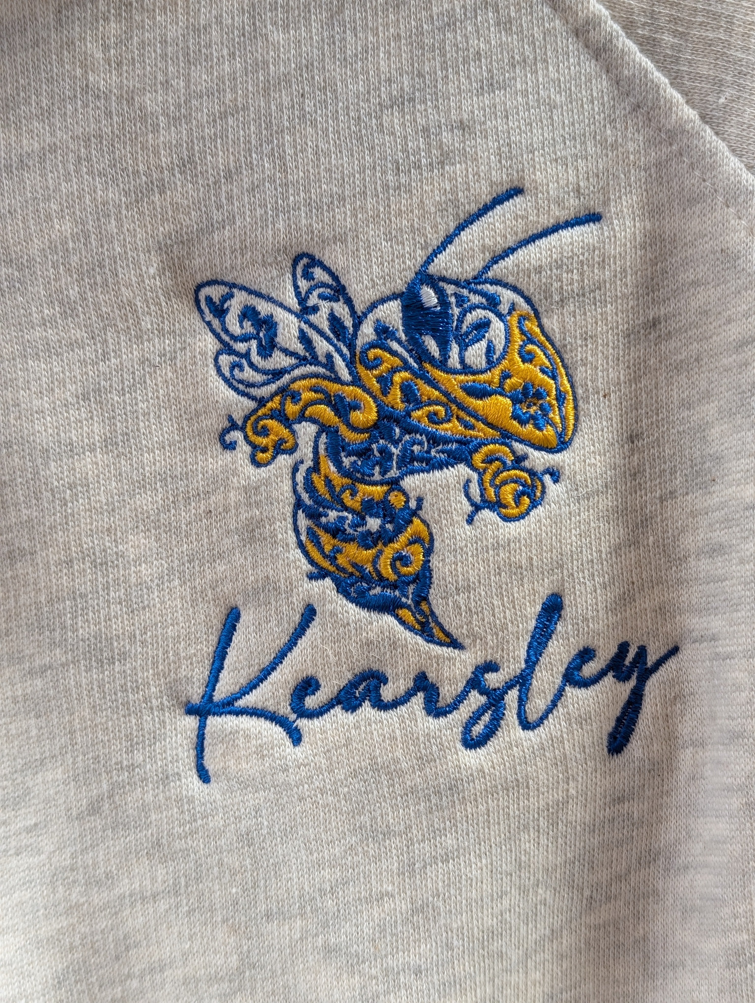 Kearsley Flower Ladies Boxy Half Zip Fleece