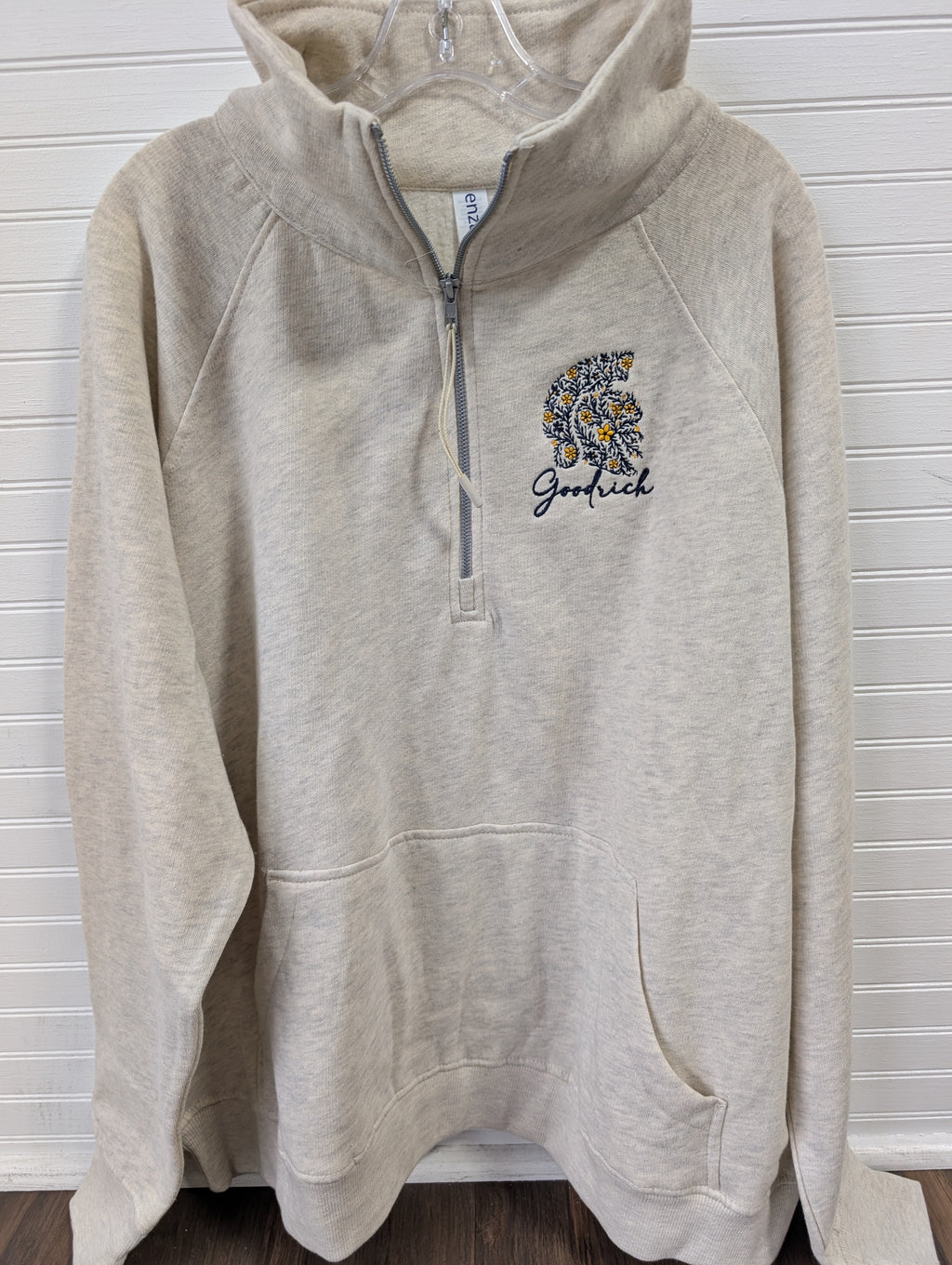 Goodrich Flower Martians Ladies Boxy Half Zip Fleece