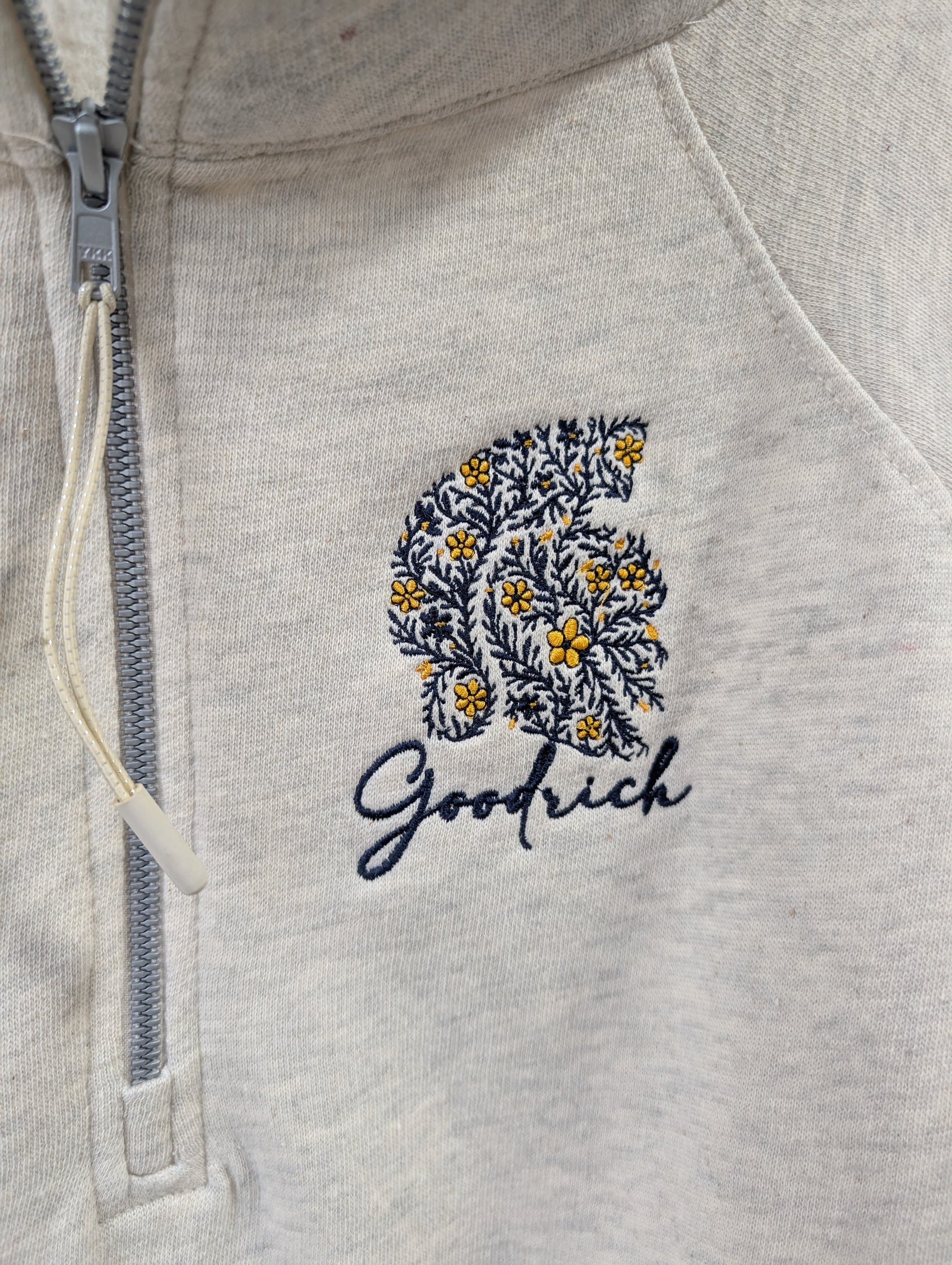 Goodrich Flower Martians Ladies Boxy Half Zip Fleece