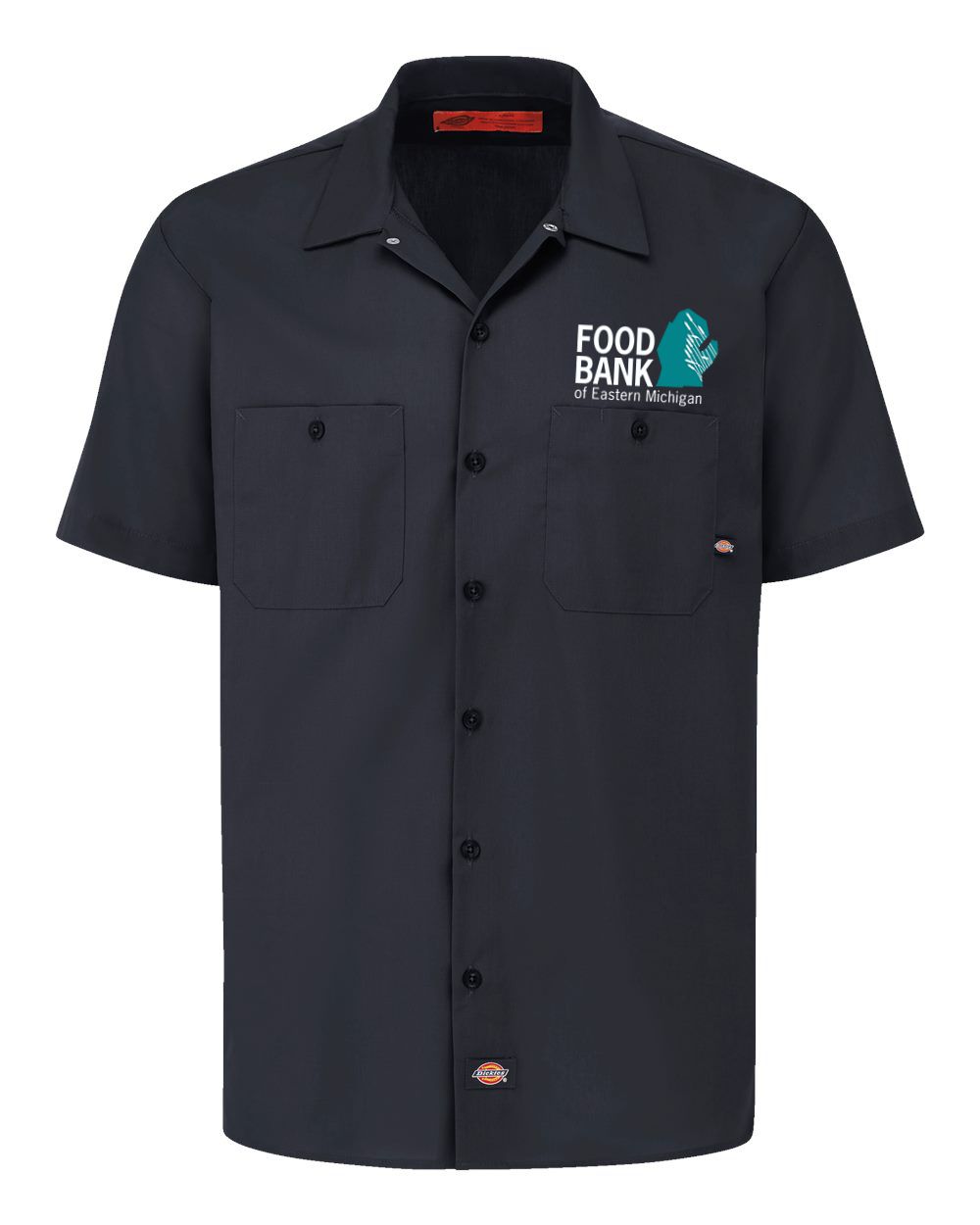 Food Bank of Eastern Michigan Industrial Short Sleeve Work Shirt