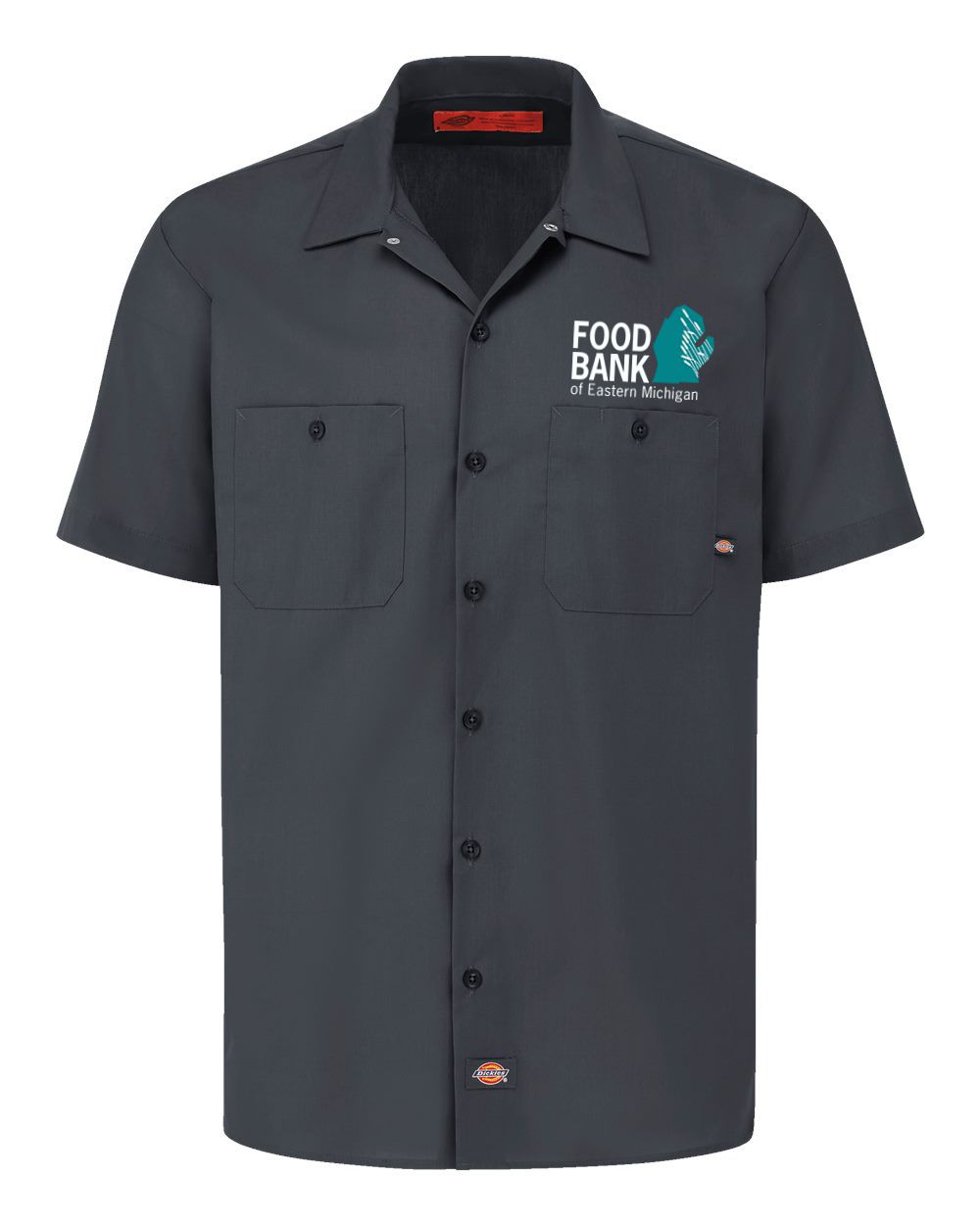 Food Bank of Eastern Michigan Industrial Short Sleeve Work Shirt