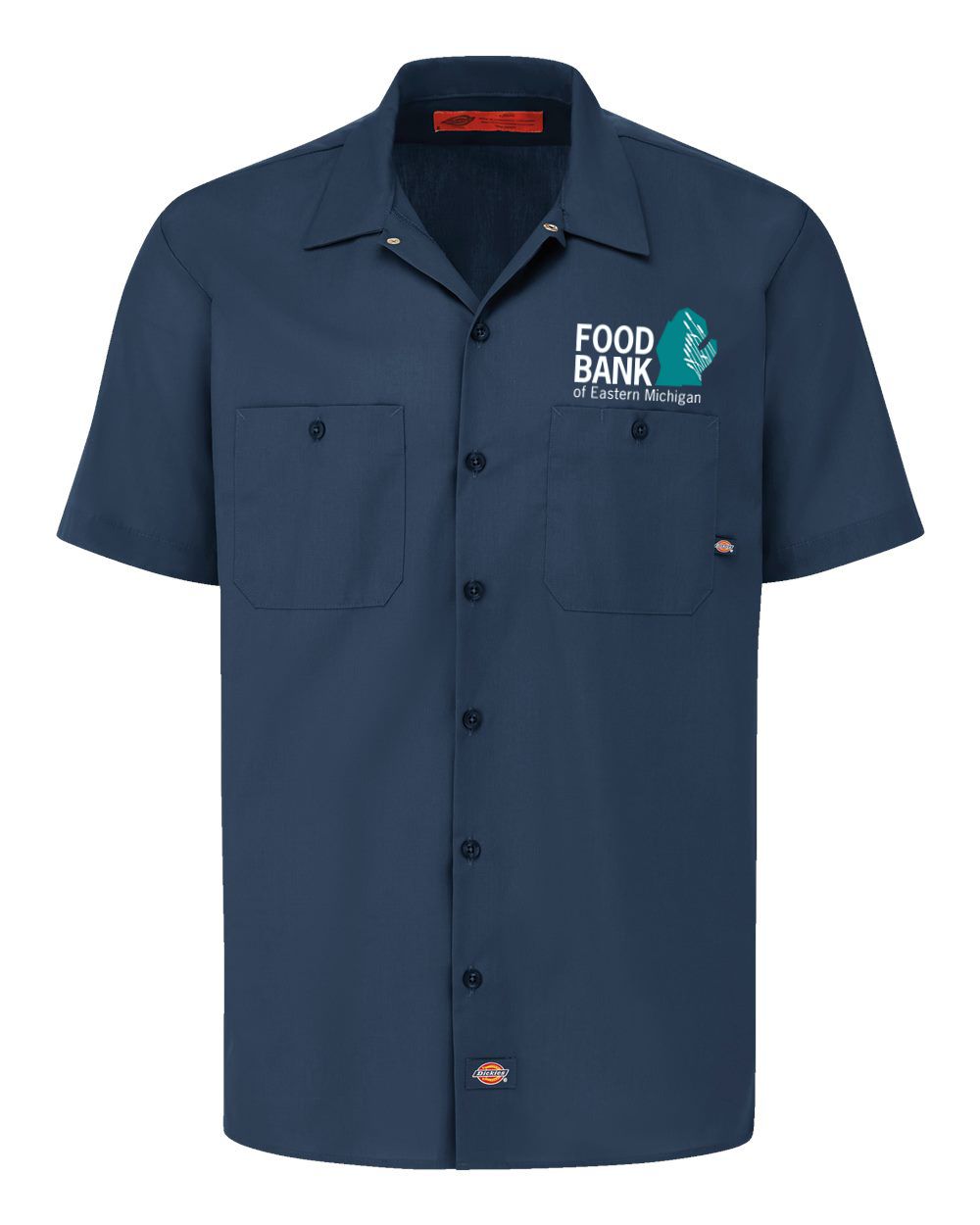 Food Bank of Eastern Michigan Industrial Short Sleeve Work Shirt