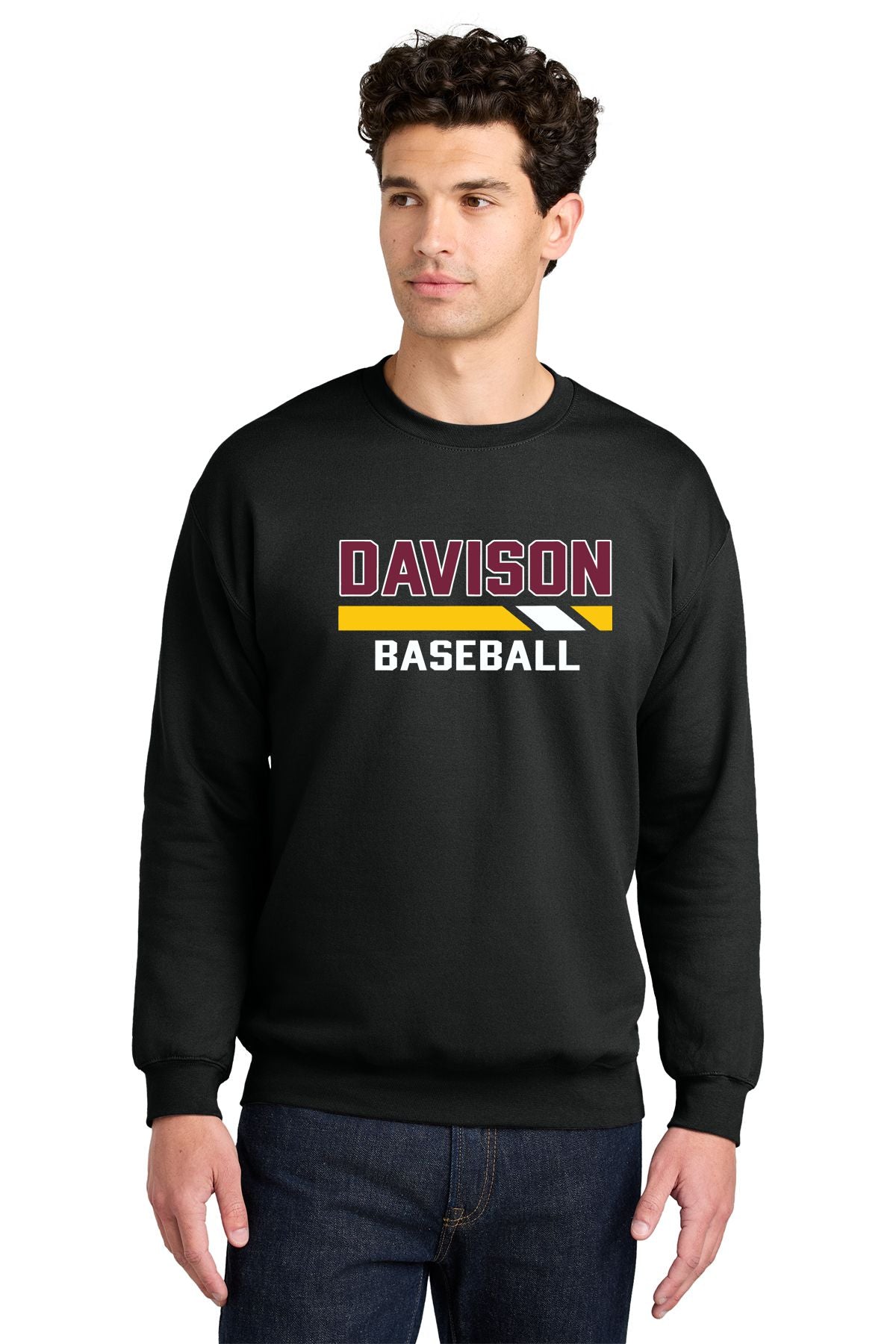 Davison Baseball Softstyle® Crewneck Sweatshirt