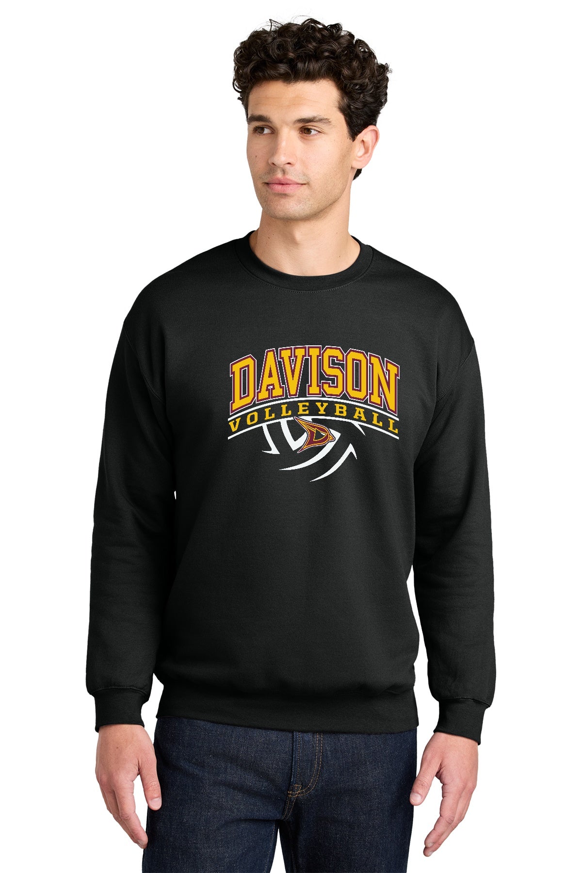 Davison Volleyball Softstyle® Crewneck Sweatshirt