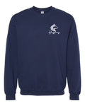Hemlock Huskies Floral Softstyle® Crewneck Sweatshirt