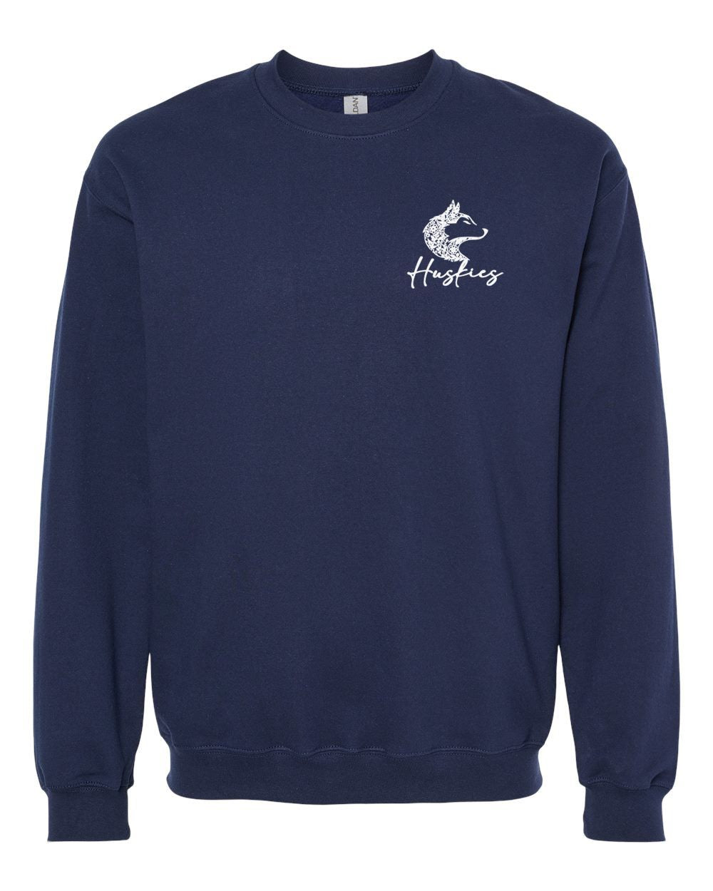 Hemlock Huskies Floral Softstyle® Crewneck Sweatshirt