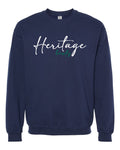 Heritage Hawks Script Softstyle® Crewneck Sweatshirt