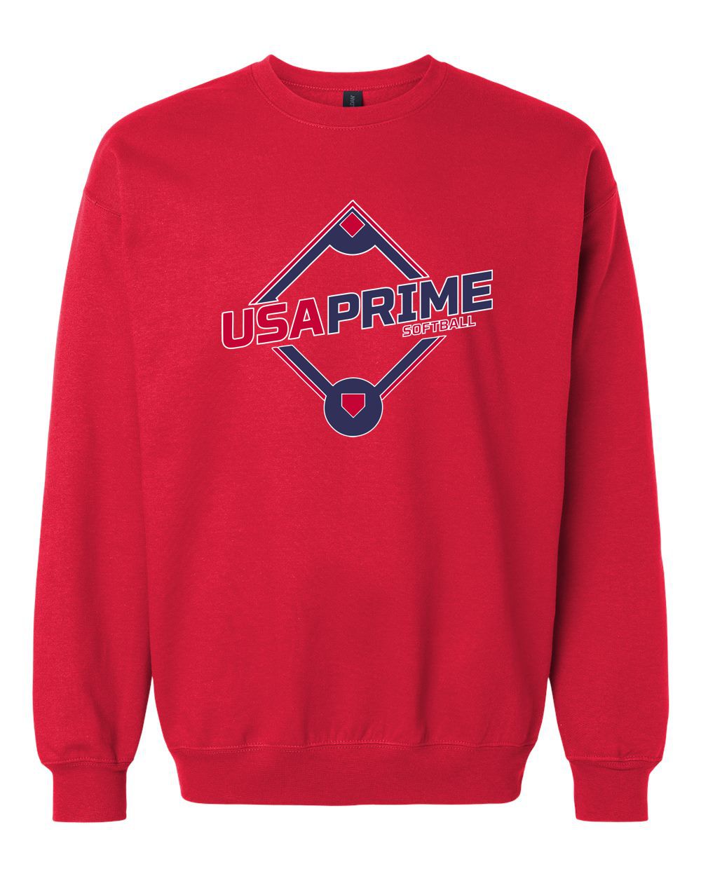 USA Prime Softball Softstyle® Crewneck Sweatshirt