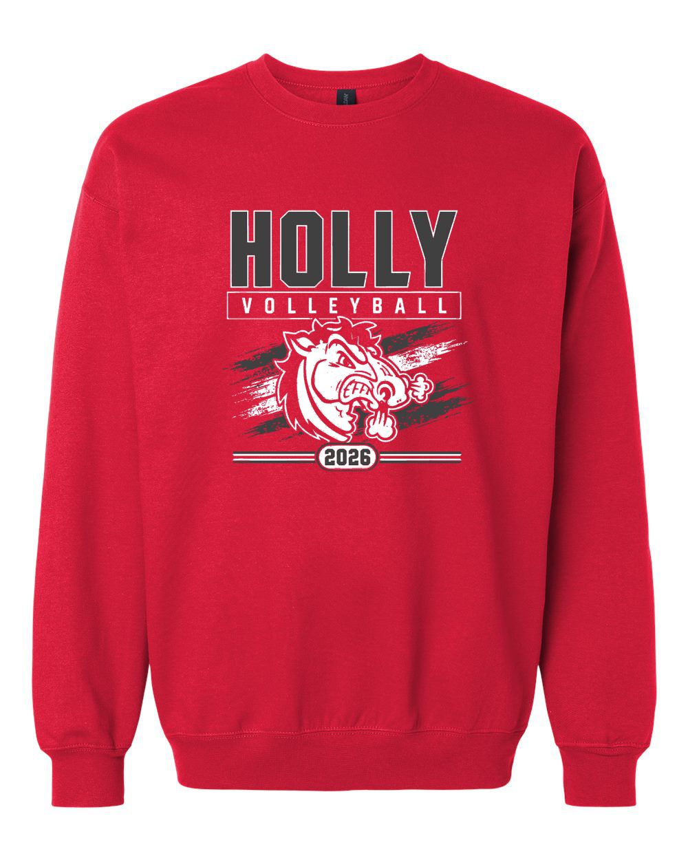 Holly Volleyball Softstyle® Crewneck Sweatshirt