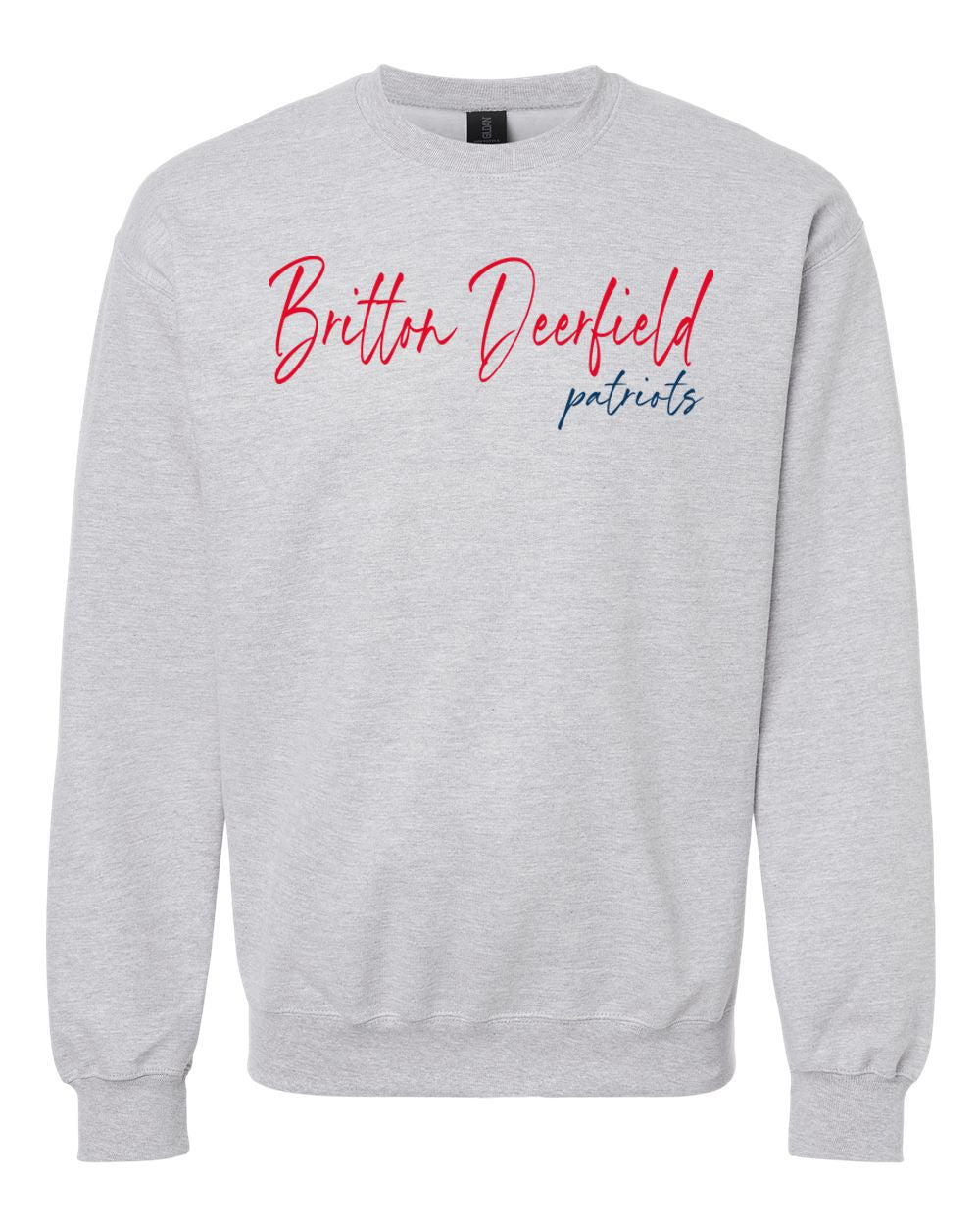 Britton Deerfield Script Softstyle® Embroidered Crewneck Sweatshirt