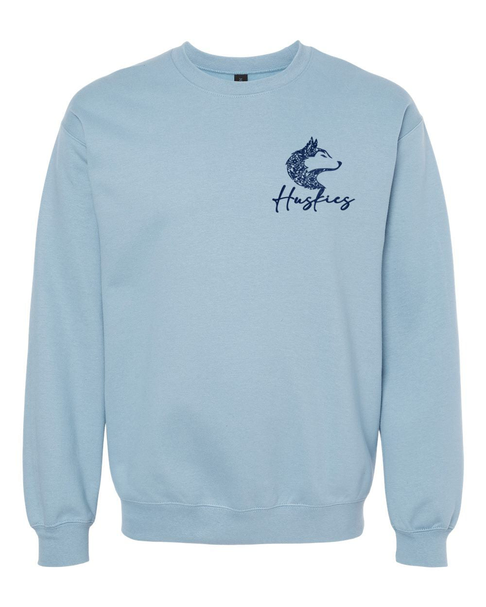 Hemlock Huskies Floral Softstyle® Crewneck Sweatshirt
