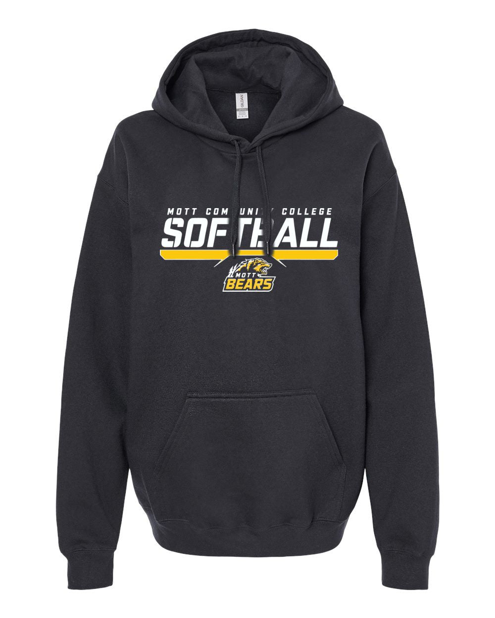 Mott CC Softball Softstyle Hooded Sweatshirt