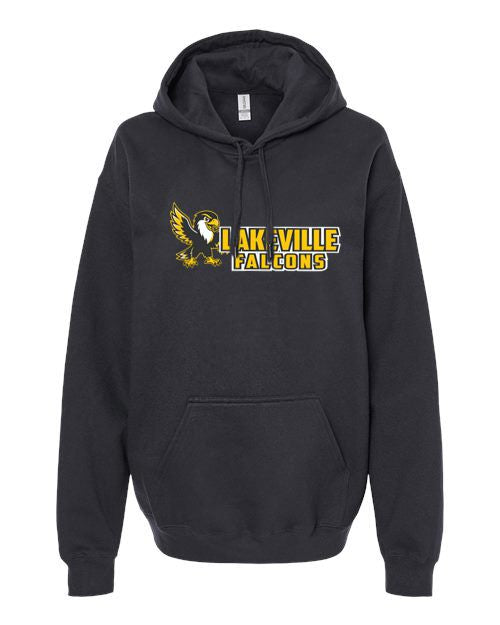 Lakeville Cartoon Falcons Softstyle Hooded Sweatshirt
