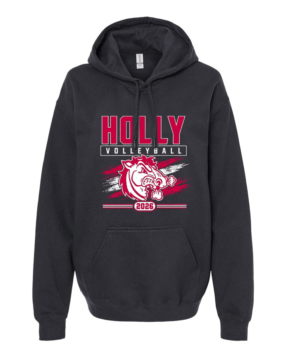 Holly Volleyball Softstyle Hooded Sweatshirt