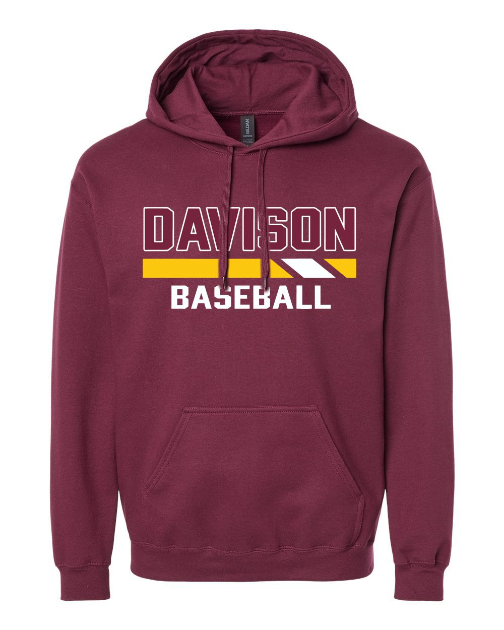 Davison Baseball Softstyle Hooded Sweatshirt