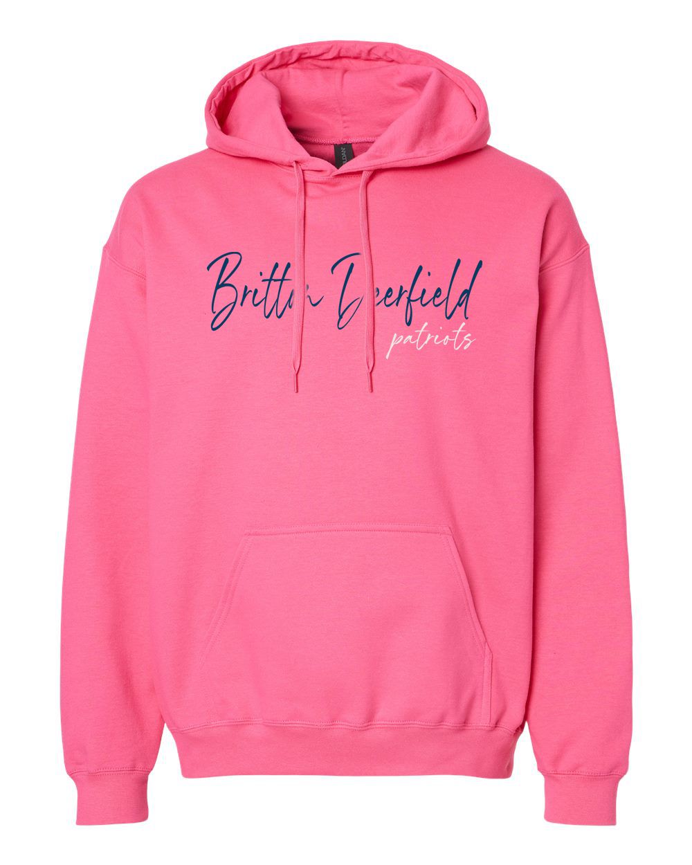 Britton Deerfield Floral Softstyle® Embroidered Midweight Pullover Hooded Sweatshirt