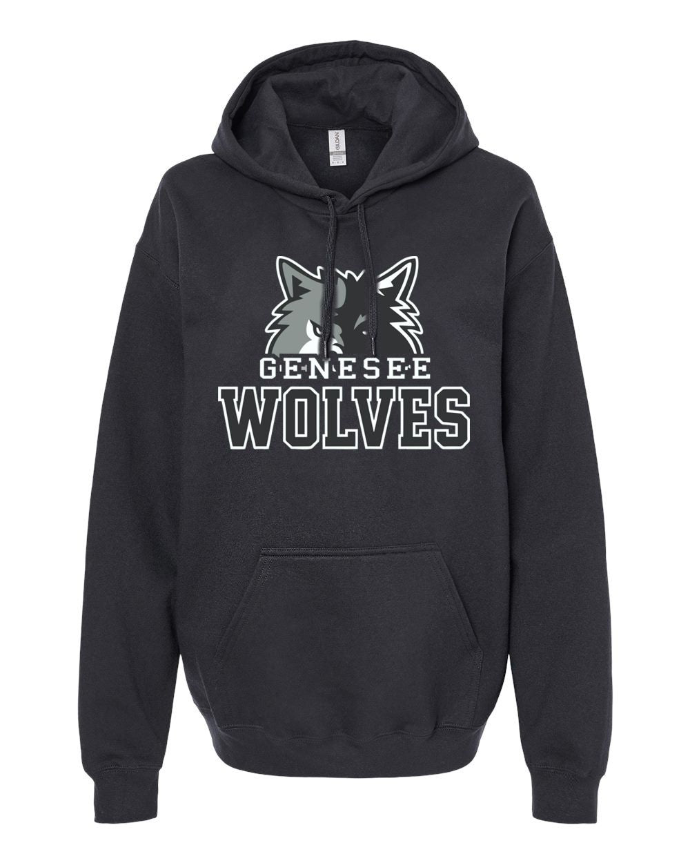 Genesee Wolves Softstyle Hooded Sweatshirt-GWPTO