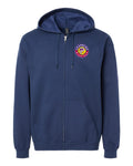 USA Prime Softball Embroidered Softstyle® Midweight Fleece Full-Zip Hooded Sweatshirt